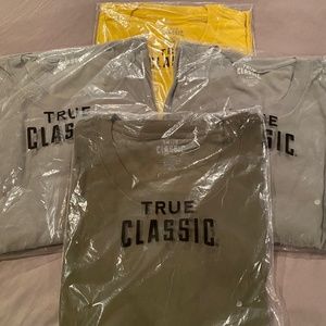 NWT - Lot of Mens XLarge True Classic T shirts